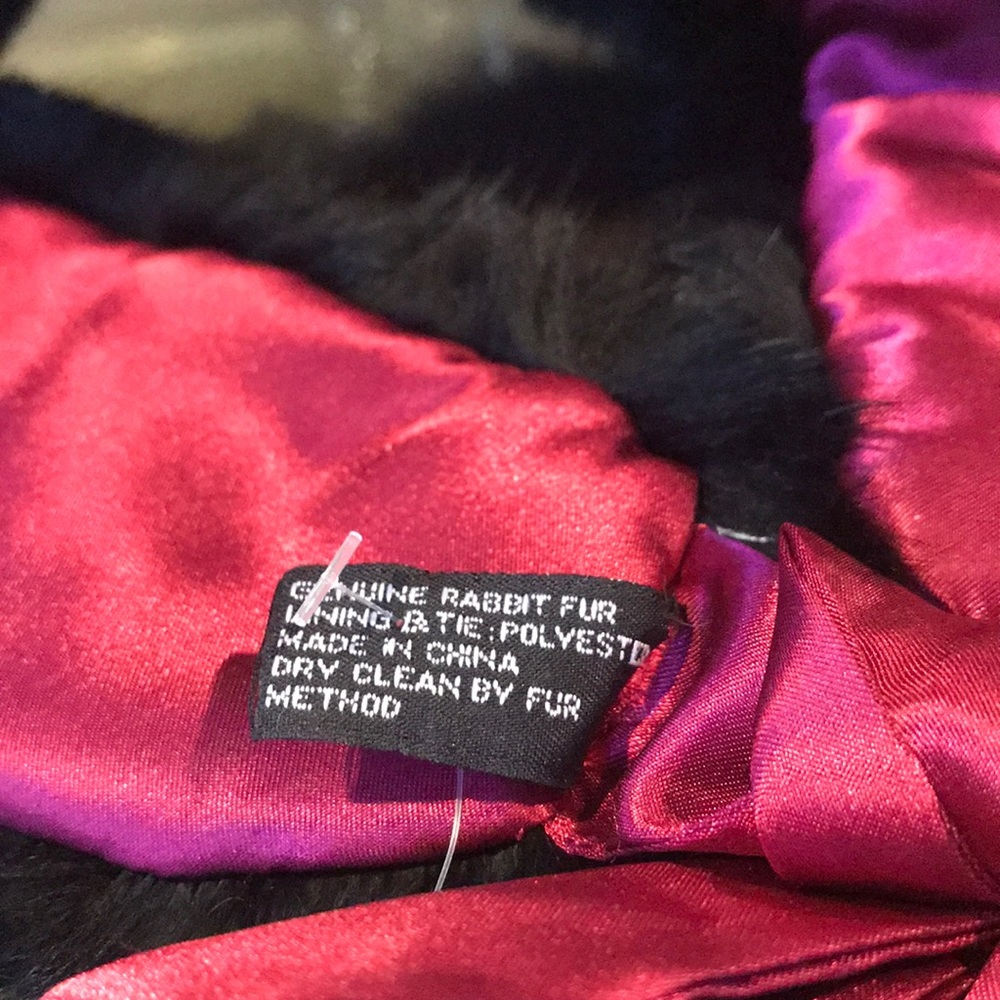 Detachable Rabbit Fur Collar - Picture 4 of 5